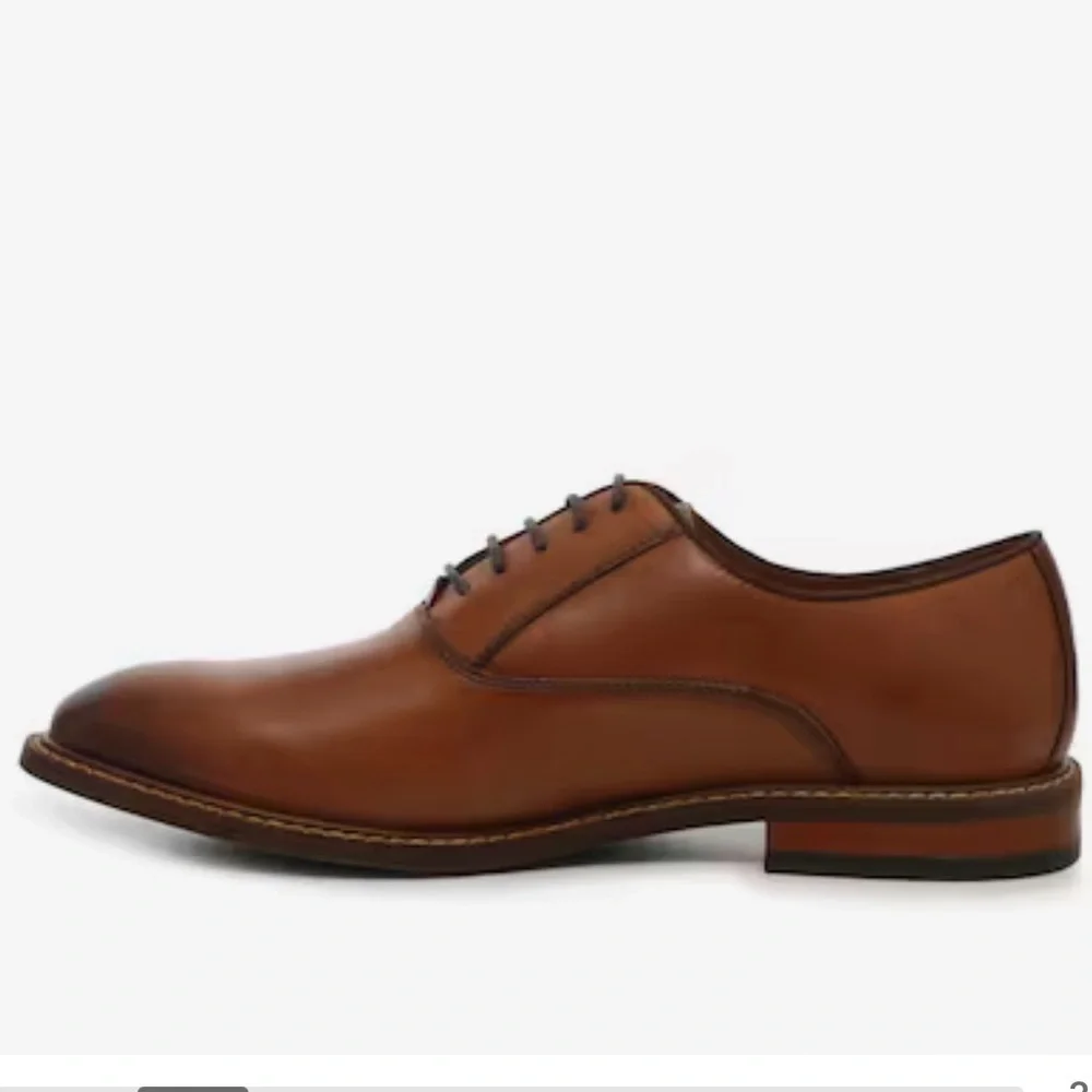 Vince Camuto‎ Lawson Oxford cognac brown lace up men’s shoes Sz 13